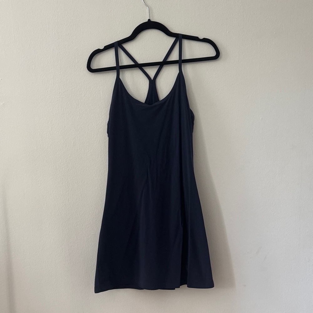 Outdoor Voices OV Chic Navy The Exercise Dress Sporty Athletic Skort